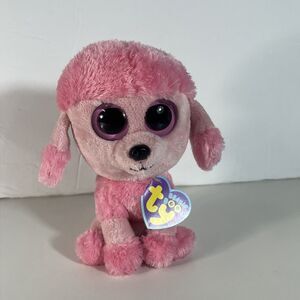 Ty Beanie Boos PRINCESS Pink Poodle Dog 7”